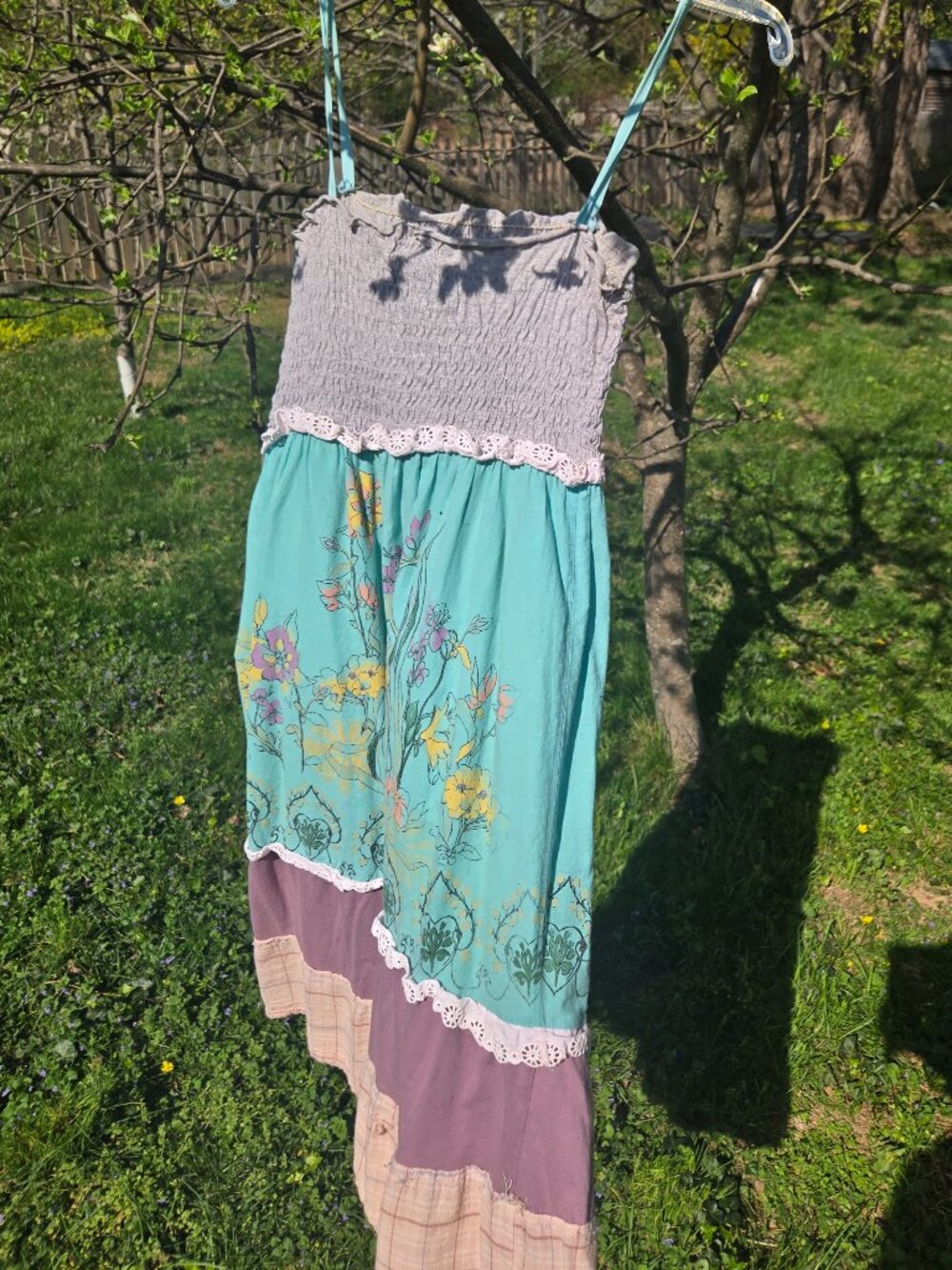 summery smock dress (STRAPLESS) - Picture 8 of 10